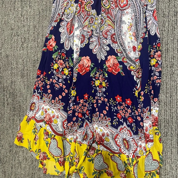 Anthropologie Maeve Myriam halter floral maxi dress size 4 - Picture 7 of 10
